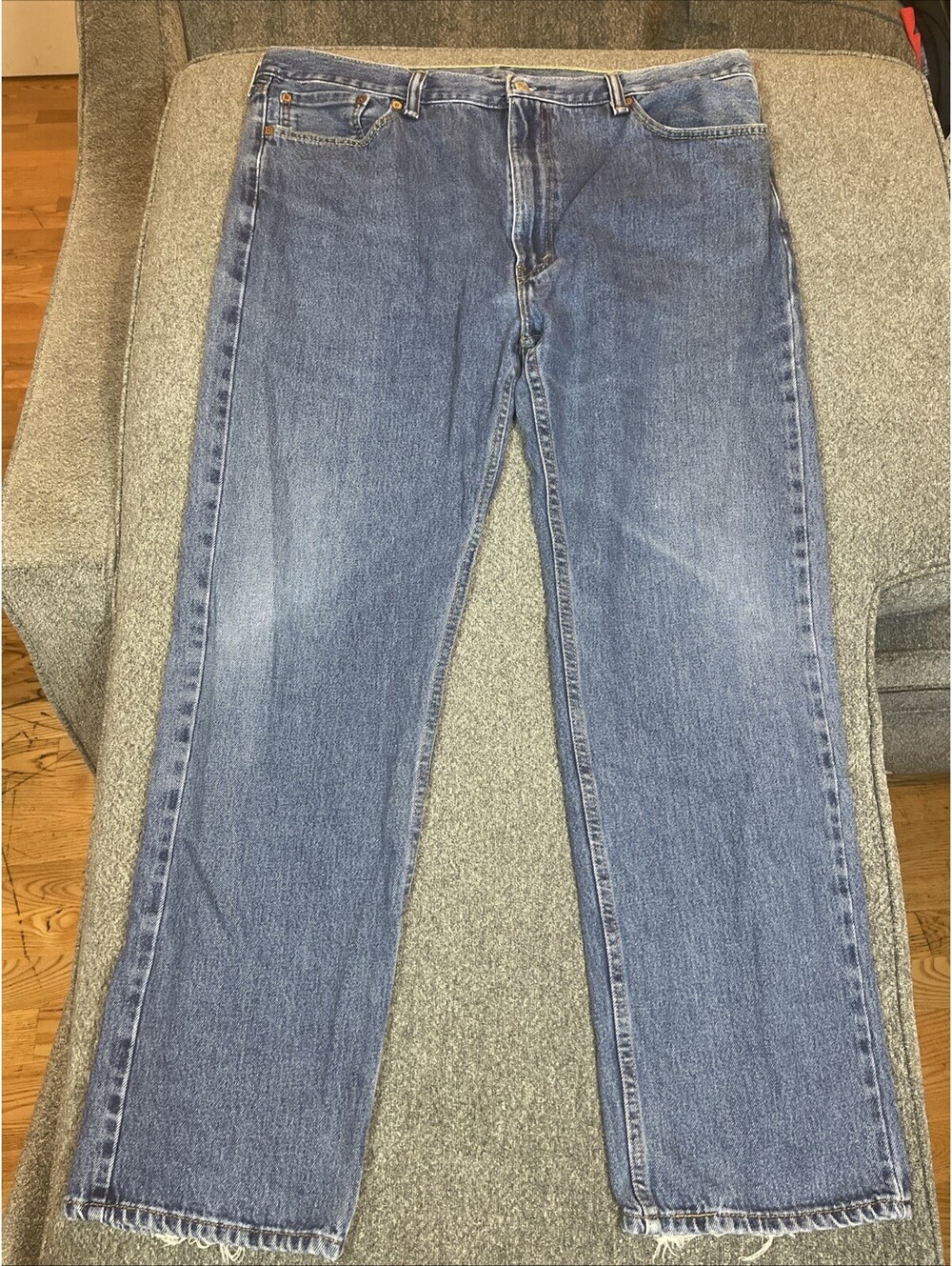 Levis 505 Regular Fit Jeans, Size 42x32 - Blue